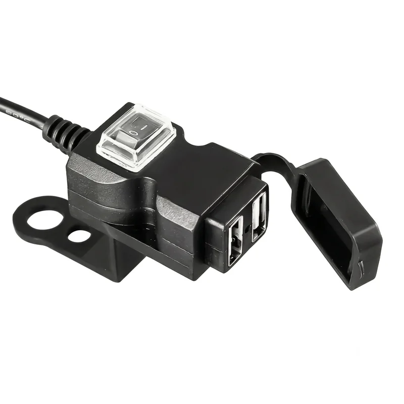 Cargador Doble Puerto USB - accesorio para moto en Bogotá | RUTAS51
