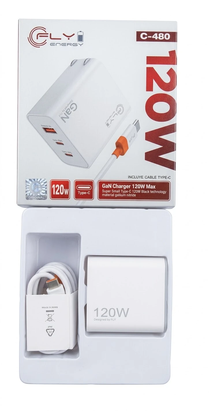 Cargador Carga Rápida 120W Celular - accesorio para moto en Bogotá | RUTAS51